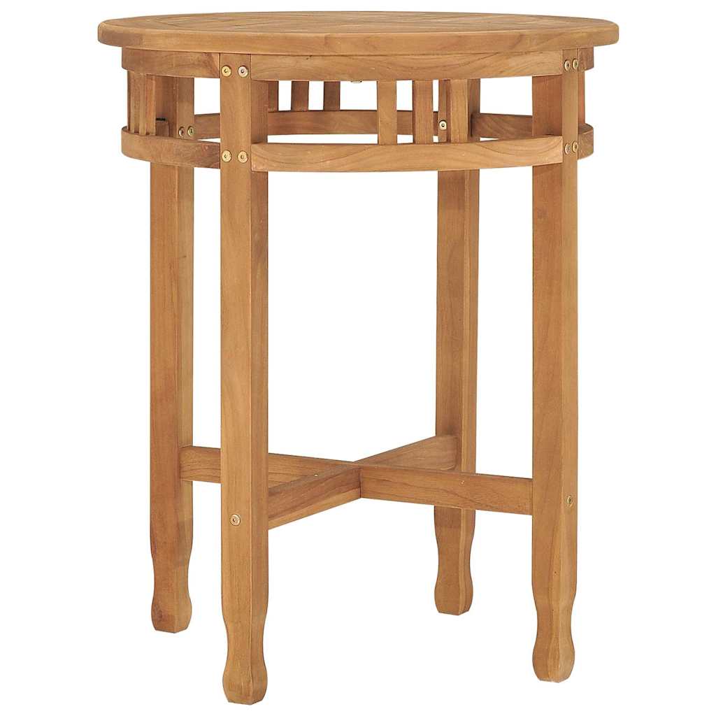 Bistrotisch Ø60x75,5 cm Teak Massivholz