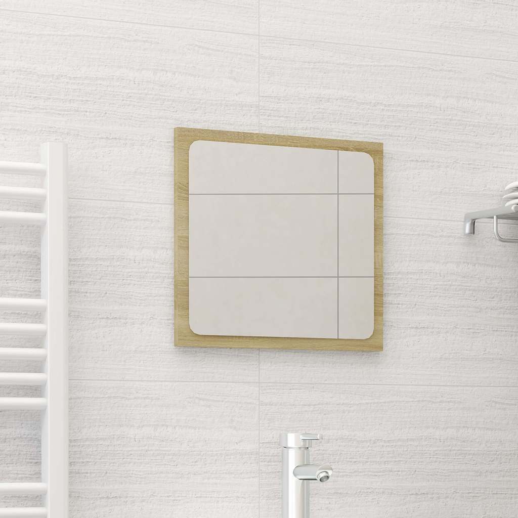 Badspiegel Sonoma-Eiche 40x1,5x37 cm Holzwerkstoff