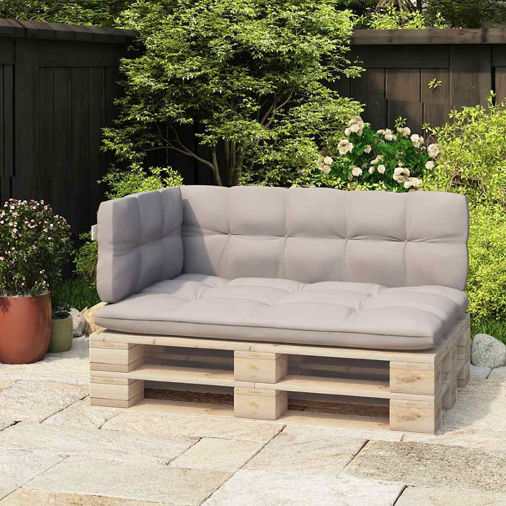 Rückenlehne für Palettensofa Weiß 110 cm Eisen