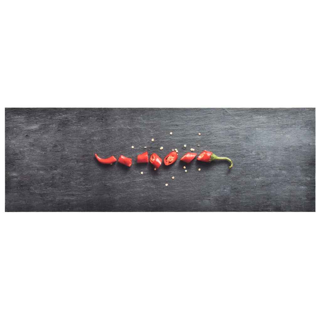 Küchenbodenmatte Waschbar Pfeffer 45x150 cm