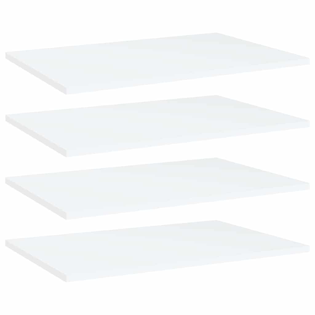 Bücherregal-Bretter 4 Stk. Weiß 60x40x1,5 cm Holzwerkstoff