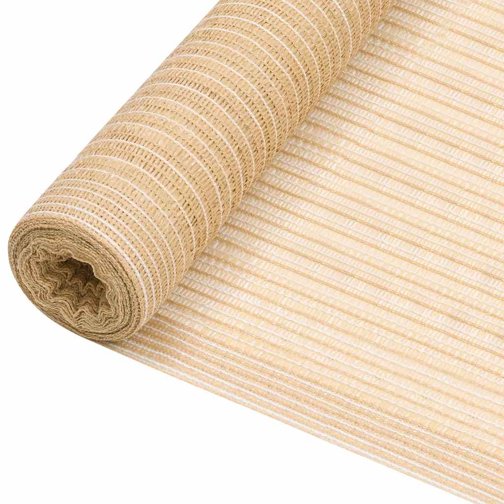 Zaunblende Beige 1,8x50 m HDPE 195 g/m²