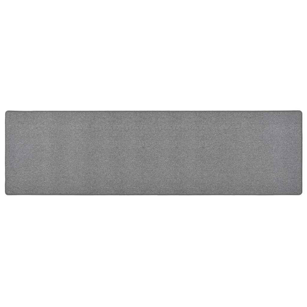 Teppichläufer Dunkelgrau 50x200 cm
