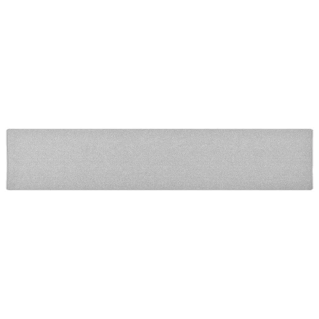 Teppichläufer Hellgrau 80x400 cm