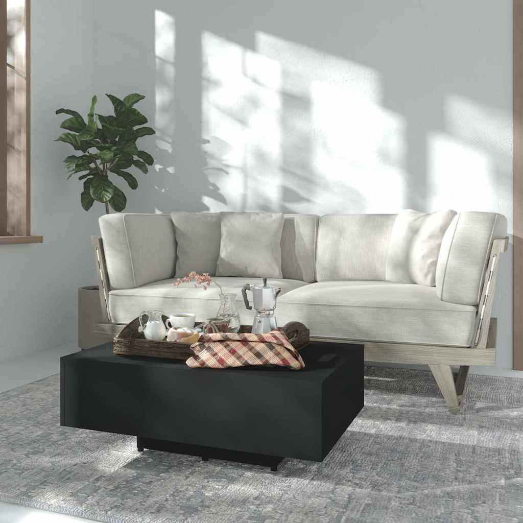 Couchtisch Schwarz 85x55x31 cm Holzwerkstoff