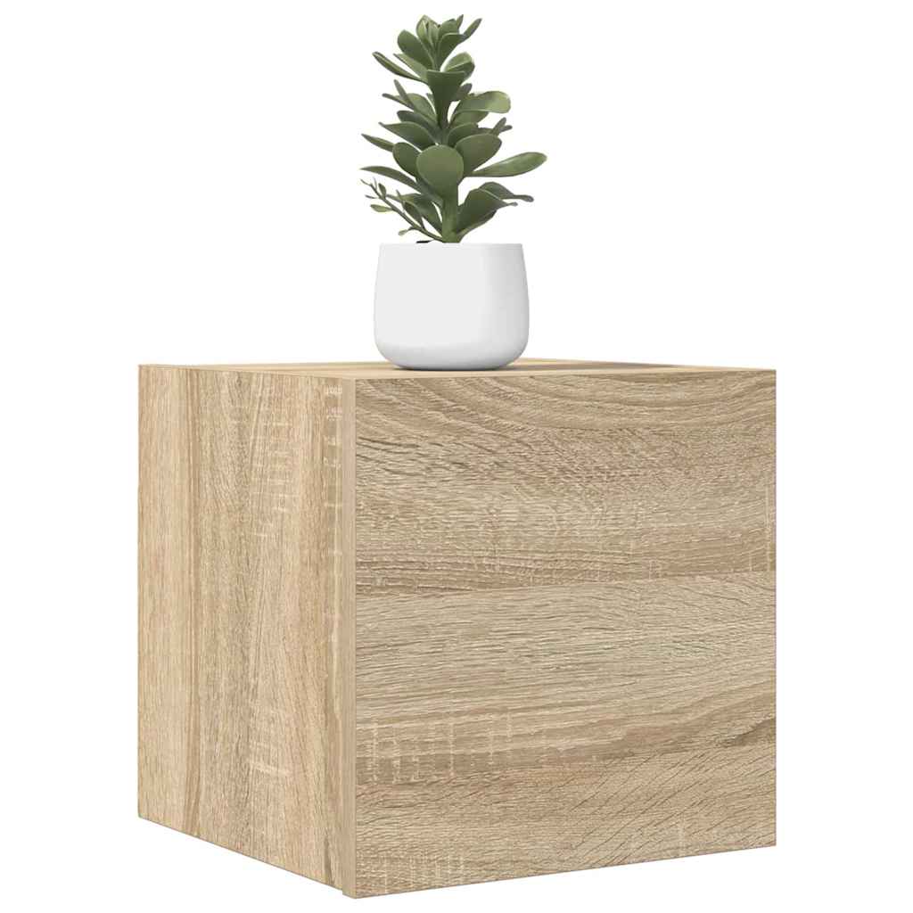 TV-Wandschrank Sonoma-Eiche 30,5x30x30 cm