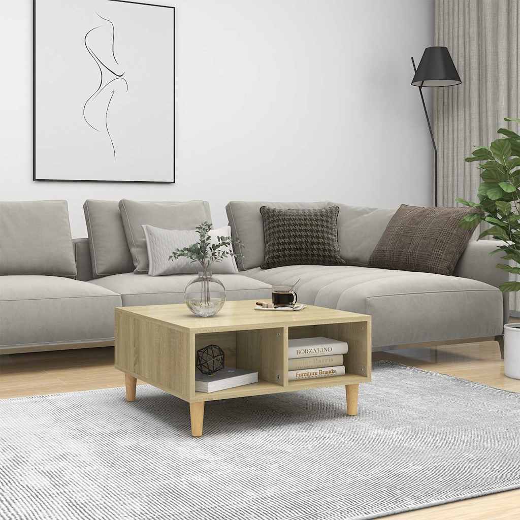 Couchtisch Sonoma-Eiche 60x60x30 cm Holzwerkstoff