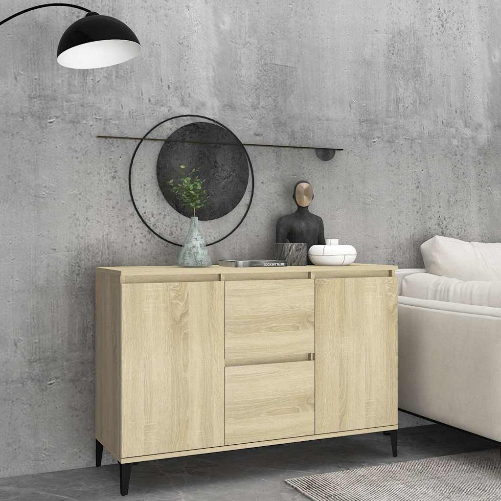 Sideboard Sonoma-Eiche 102x35x70 cm Holzwerkstoff
