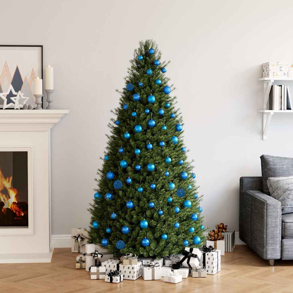 100-tlg. Weihnachtskugel-Set Blau