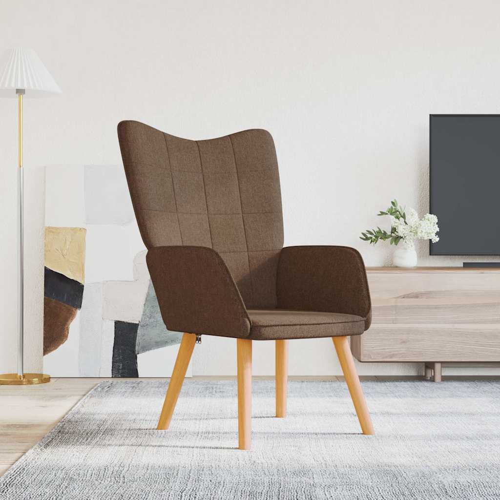 Relaxsessel Braun Stoff