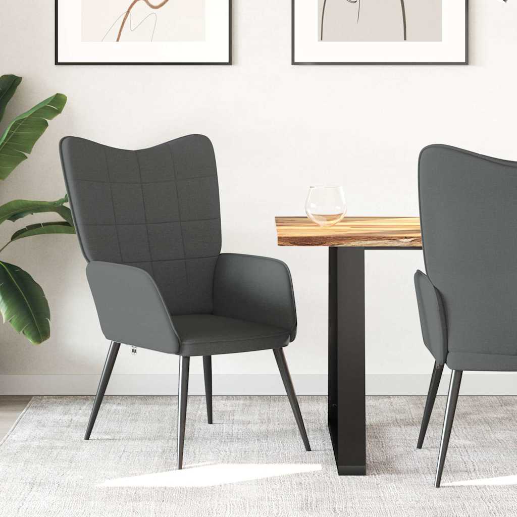 Relaxsessel Dunkelgrau Stoff