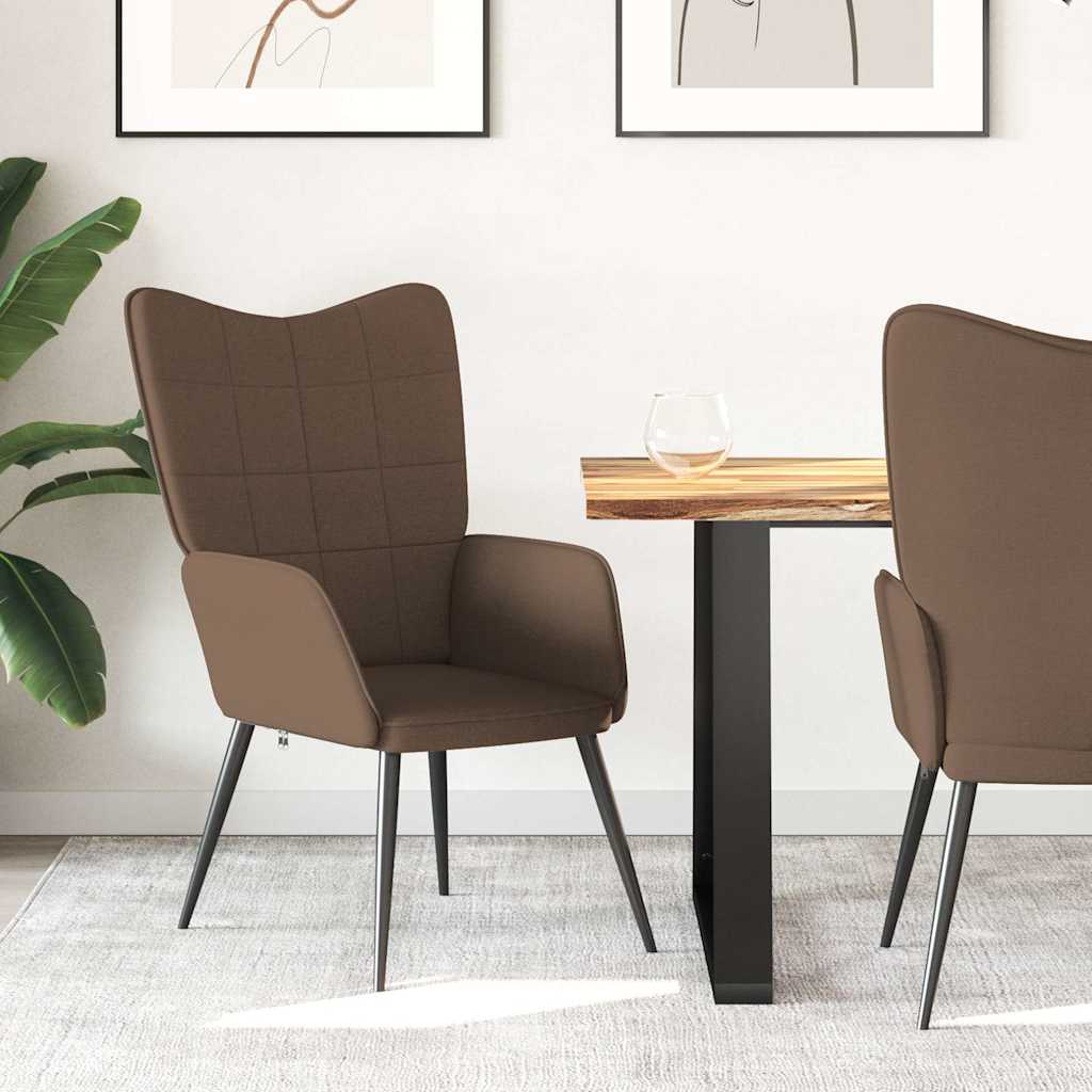 Relaxsessel Braun Stoff