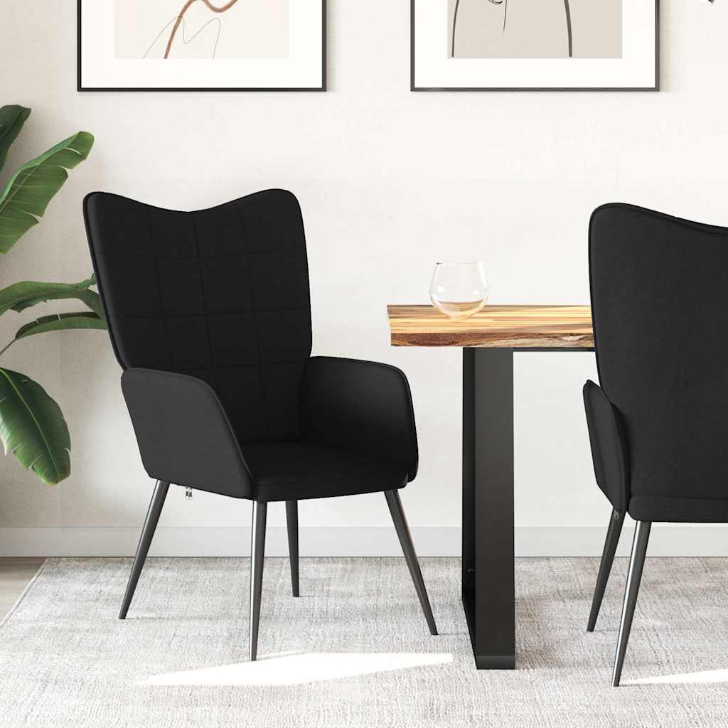 Relaxsessel Schwarz Stoff
