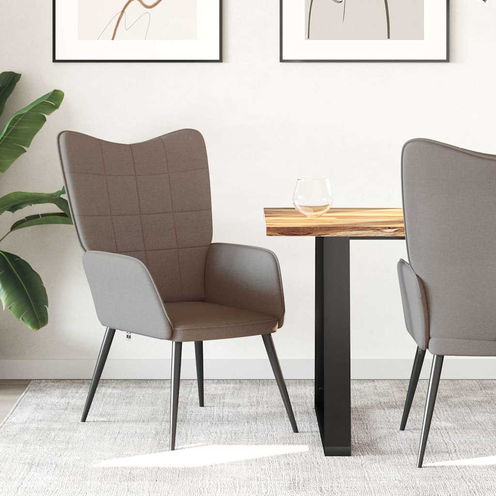 Relaxsessel Taupe Stoff