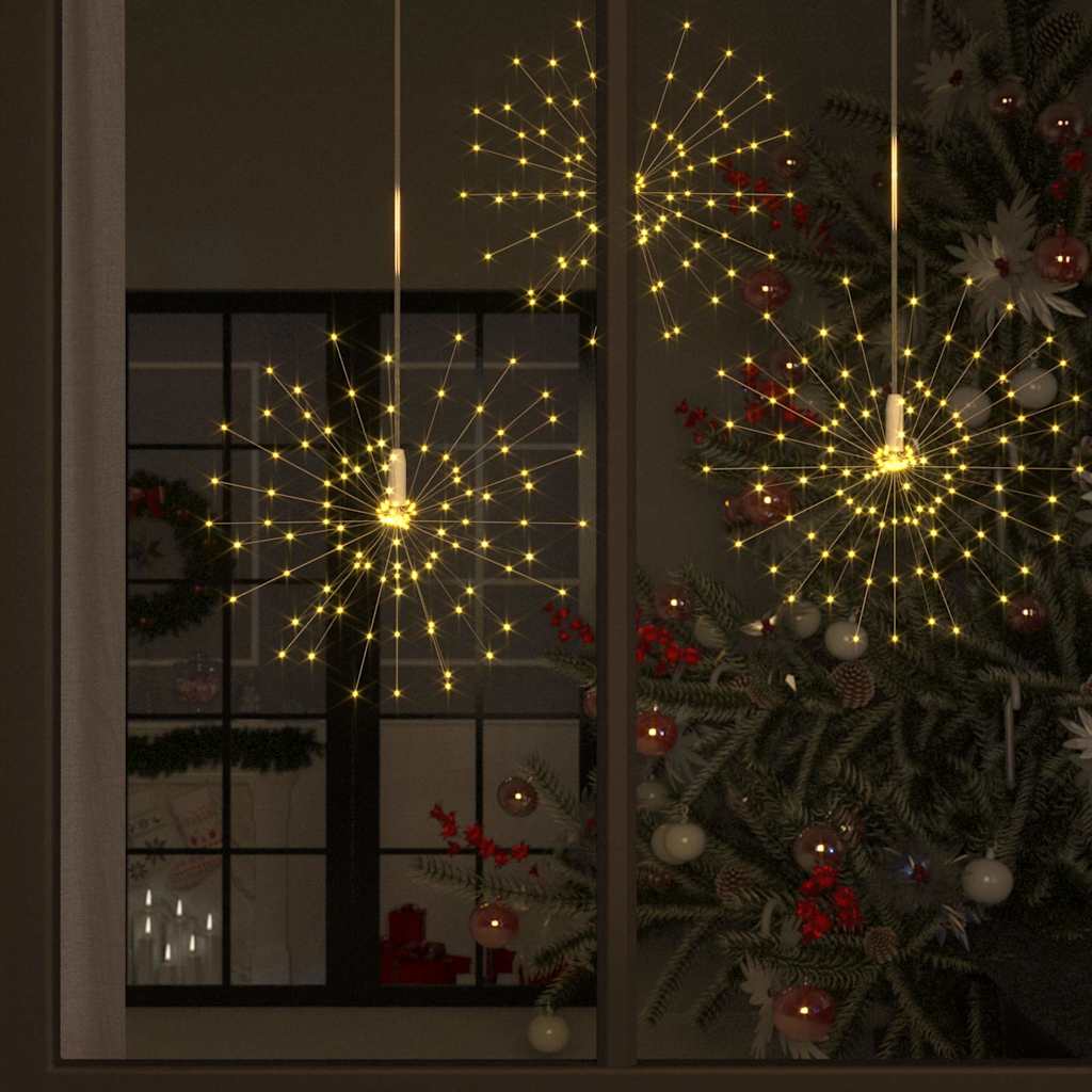 Feuerwerkslicht Weihnachtsdeko Warmweiß 20 cm 140 LEDs