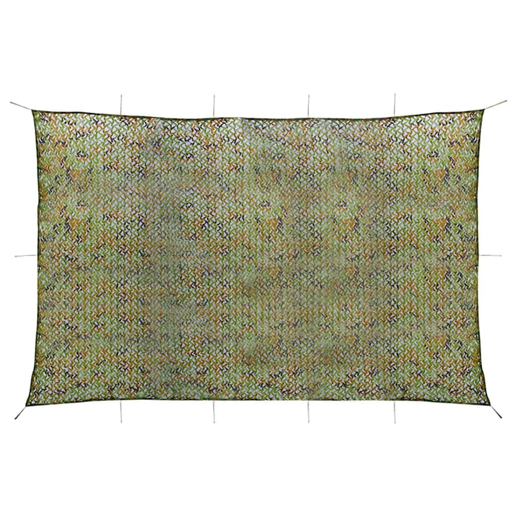 Tarnnetz mit Aufbewahrungstasche 4x5 m Grün