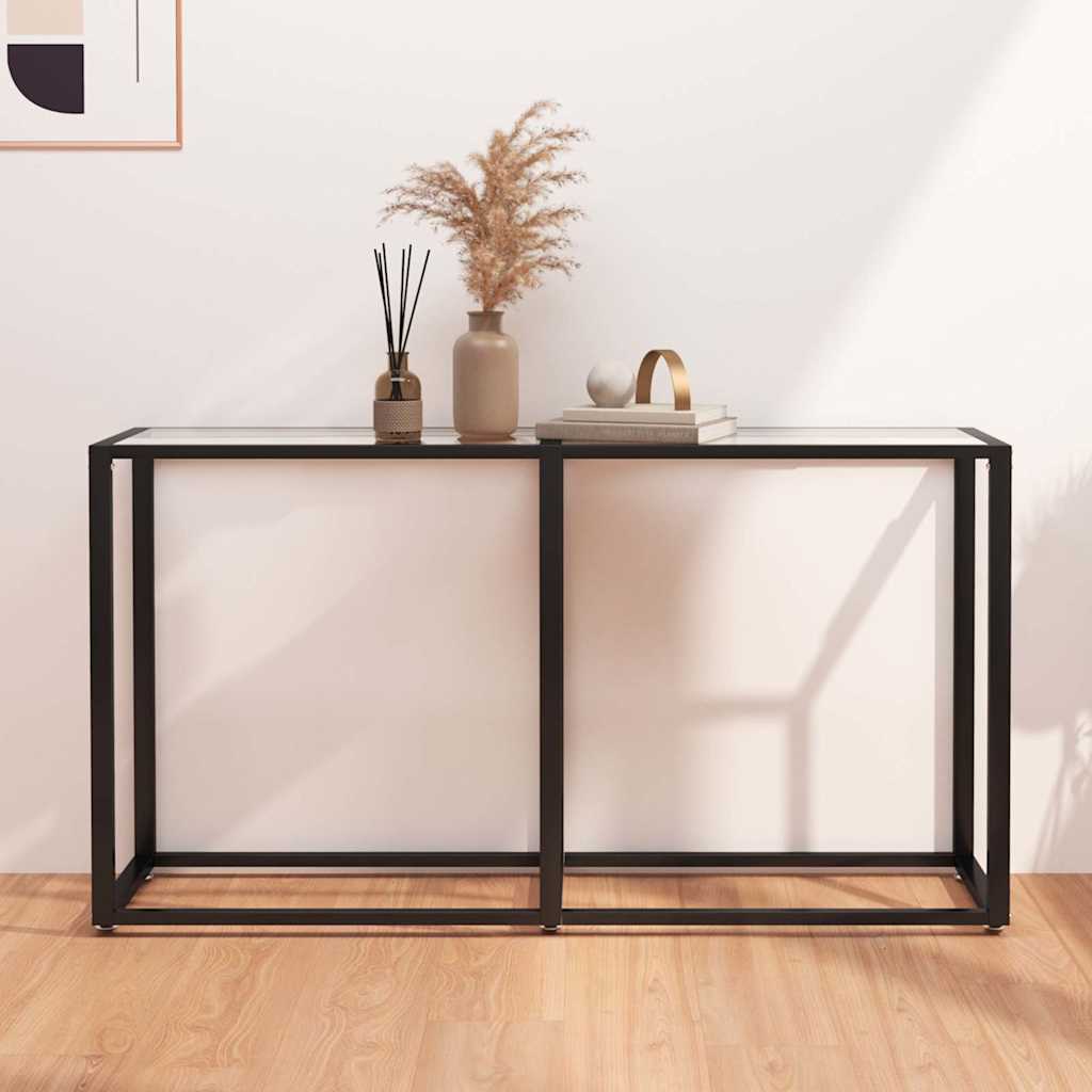 Konsolentisch Transparent 140x35x75,5 cm Hartglas