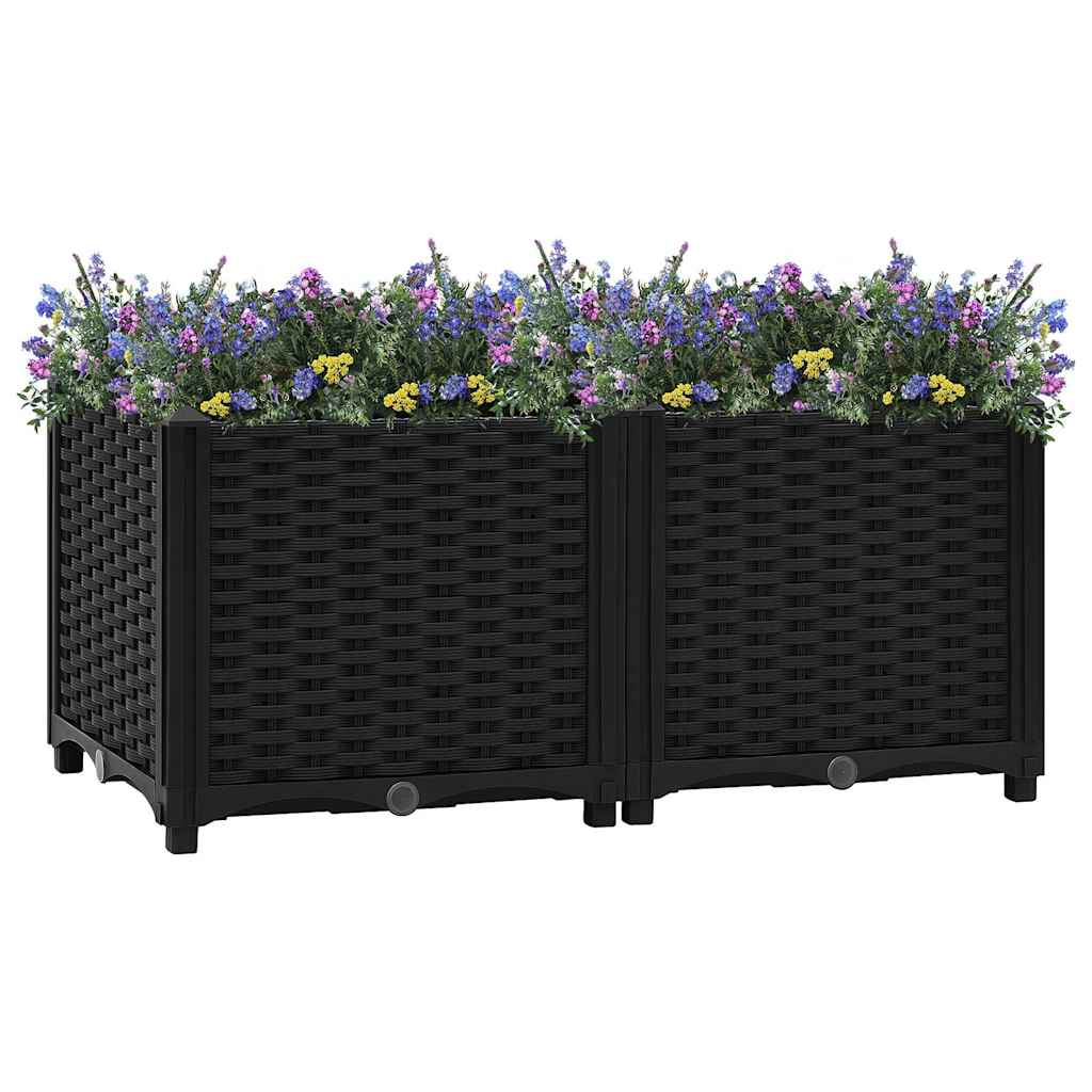 Hochbeet 80 x 40 x 38 cm Polypropylen