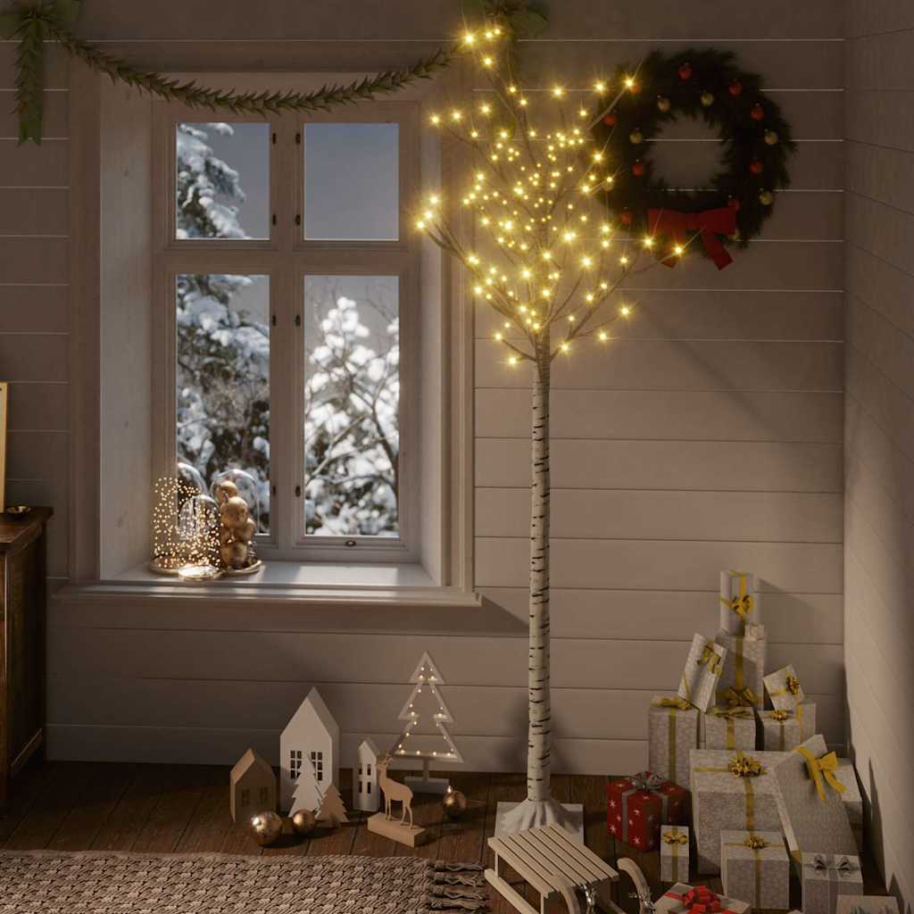 Weihnachtsbaum 200 LEDs 1,8 m Warmweiß Indoor Outdoor