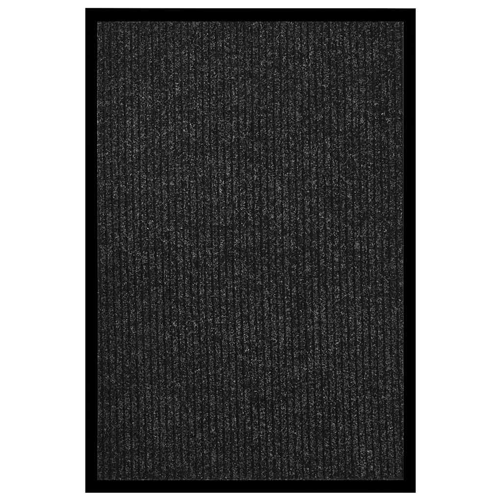 Fußmatte Gestreift 80x120 cm Anthrazit
