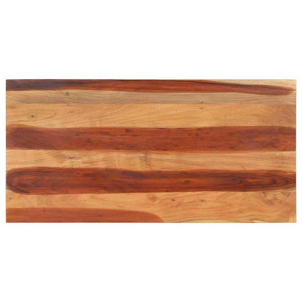 Tischplatte 120x60x(2,5-2,7) cm Massivholz Akazie
