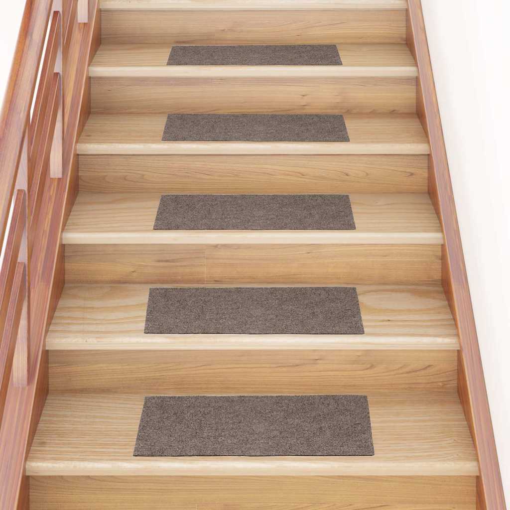 Stufenmatten Selbstklebend 15 Stk. 60x25 cm Beige Rechteckig