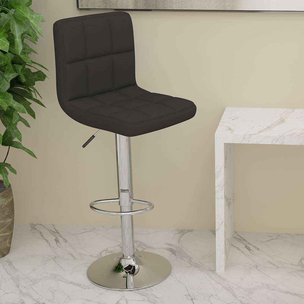 Barhocker Schwarz Stoff
