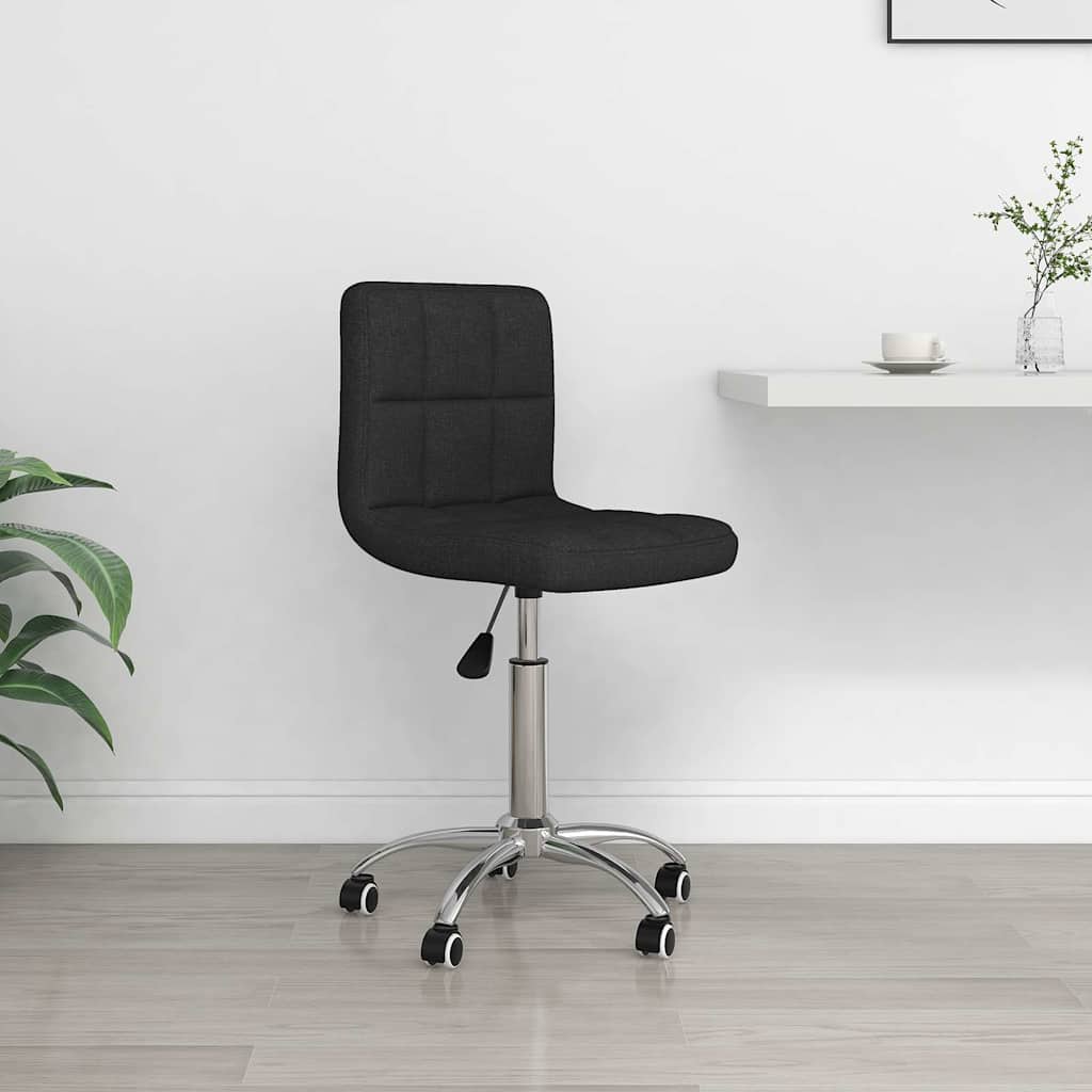 Bürostuhl Drehbar Schwarz Stoff
