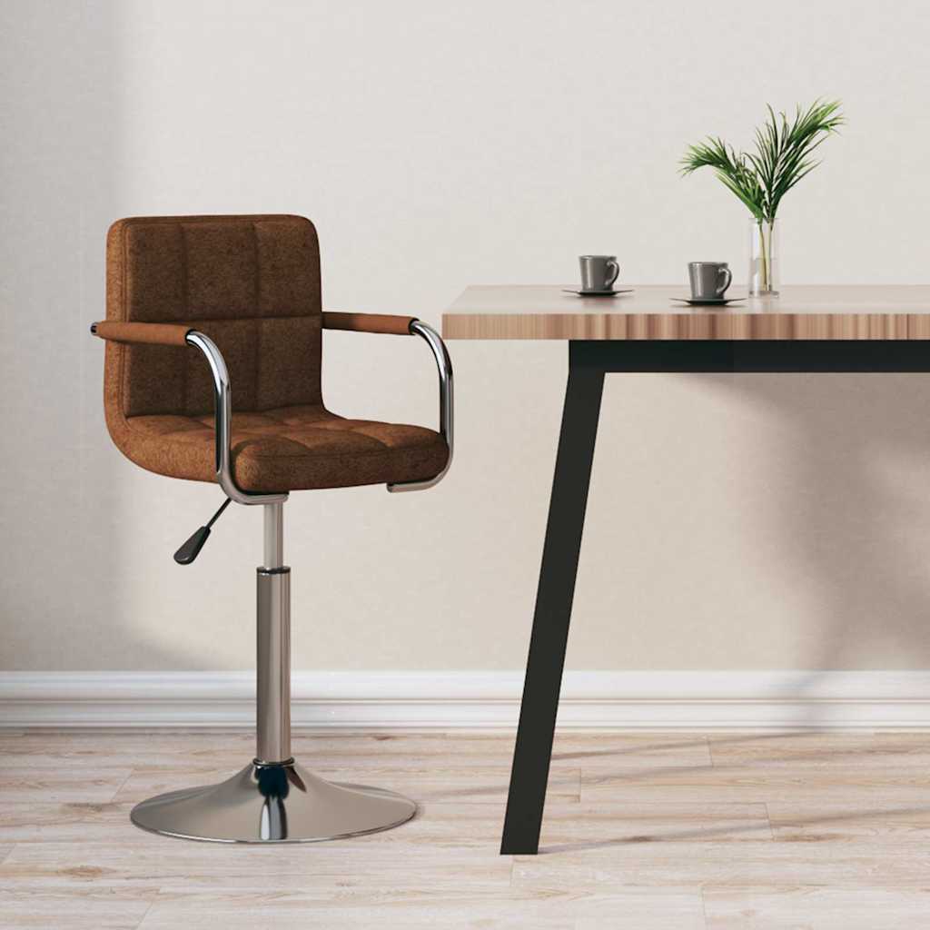 Barhocker Braun Stoff