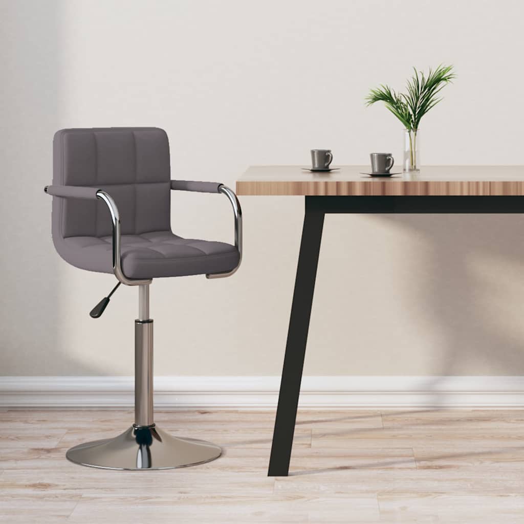 Barhocker Taupe Stoff