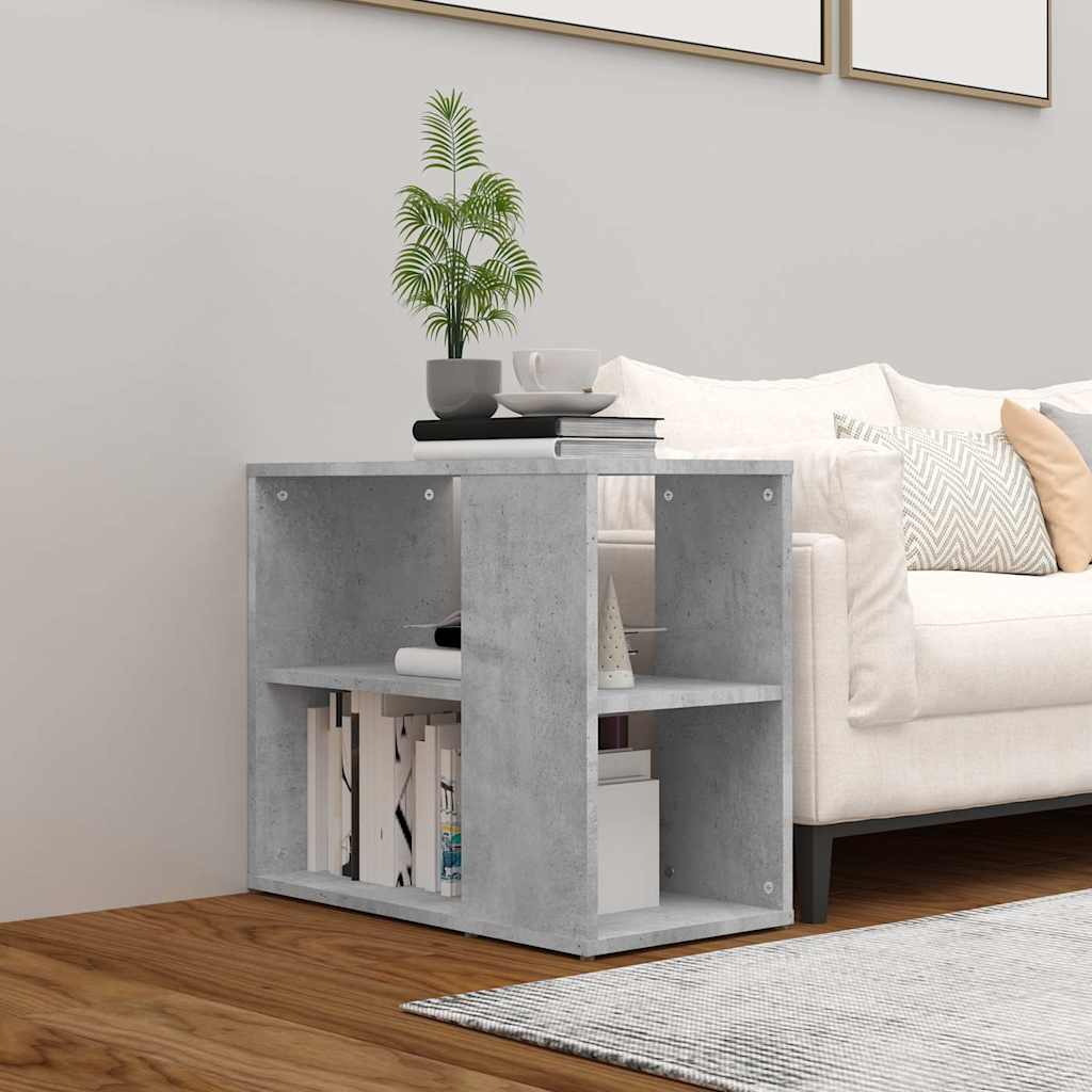 Beistelltisch Betongrau 60x30x50 cm Holzwerkstoff