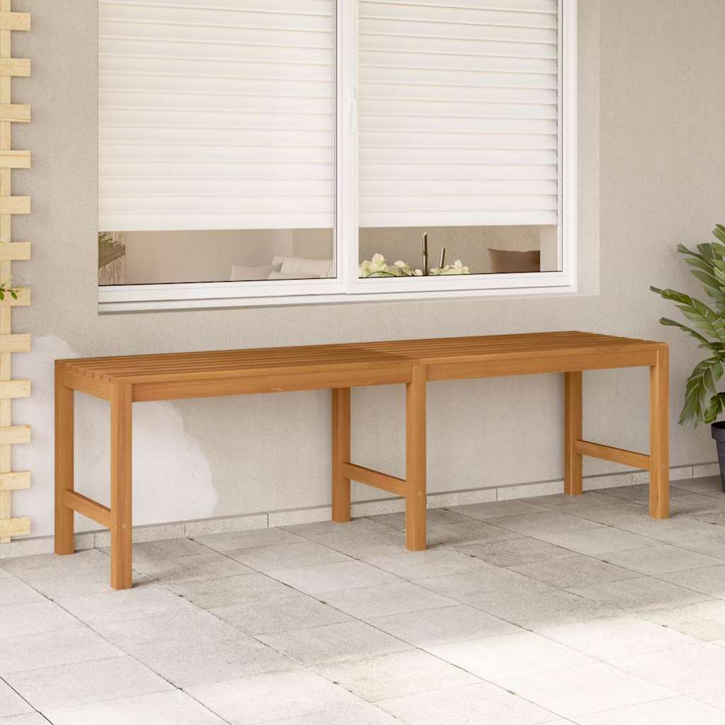 Gartenbank 150 cm Massivholz Teak