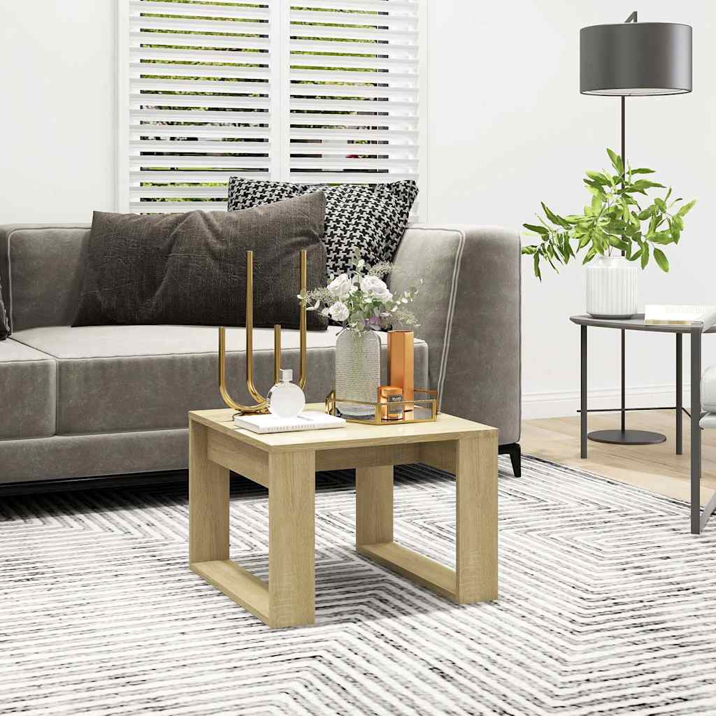 Beistelltisch Sonoma-Eiche 50x50x35 cm Holzwerkstoff