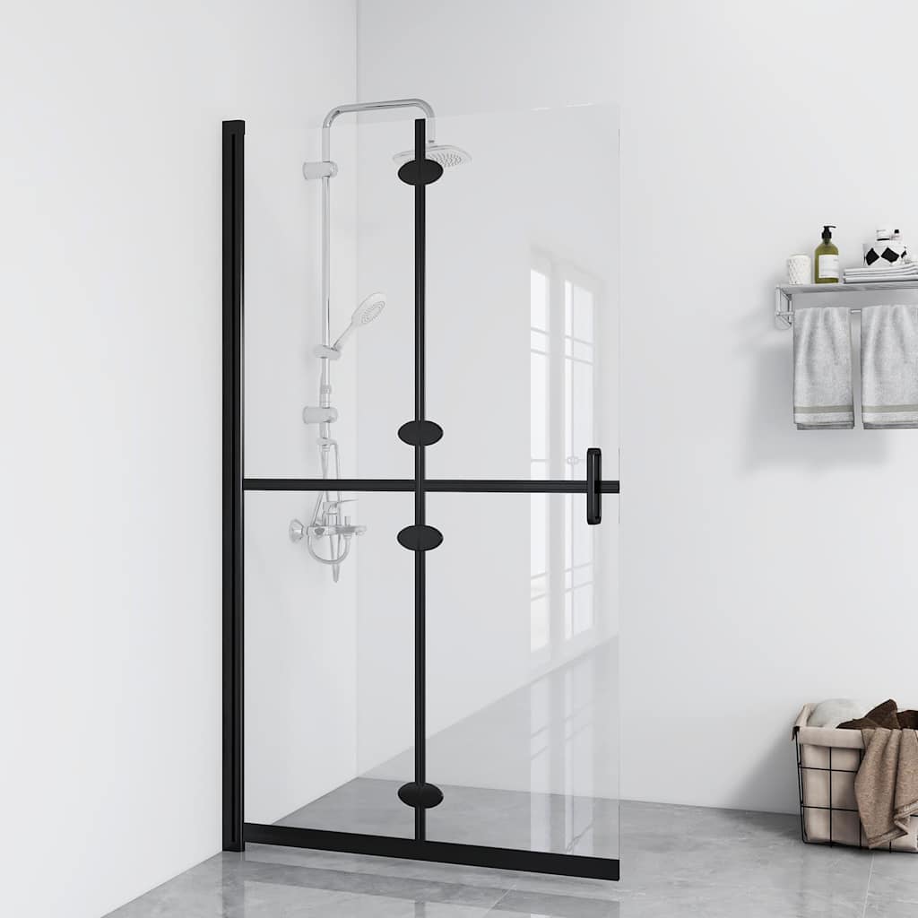 Faltbare begehbare Duschwand Transparentes ESG Glas 70x190 cm