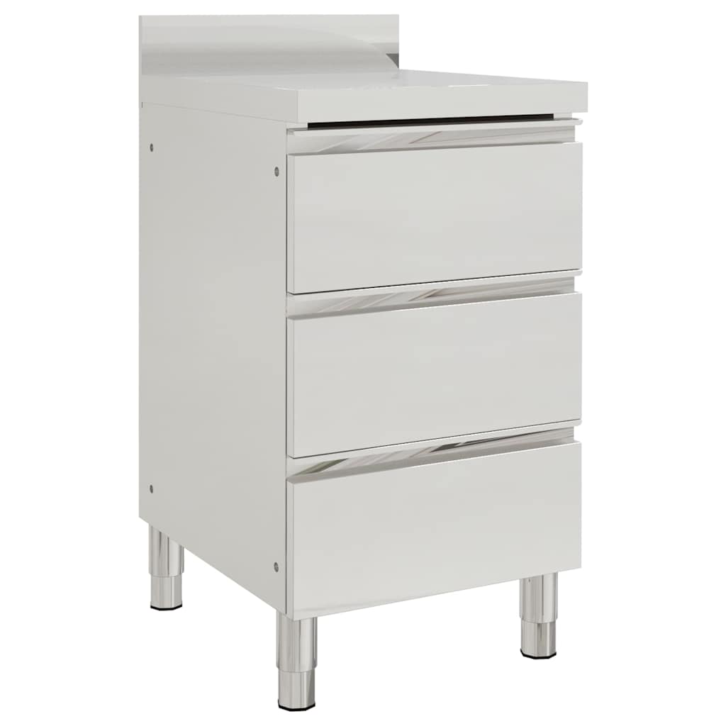 Gewerbe-Küchenschrank mit 3 Schubladen 50x60x96 cm