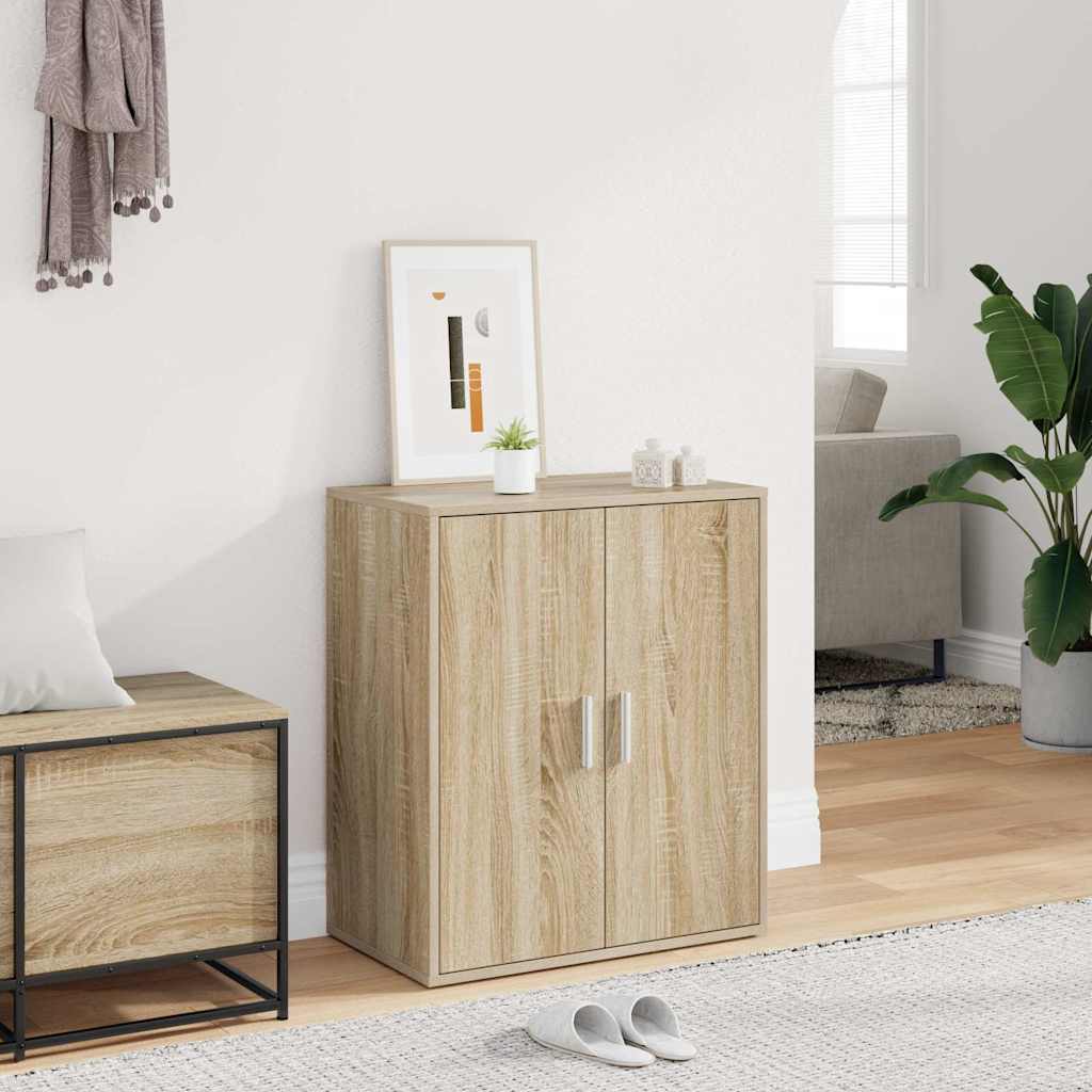 Schuhschrank Sonoma-Eiche 60x35x70 cm Holzwerkstoff
