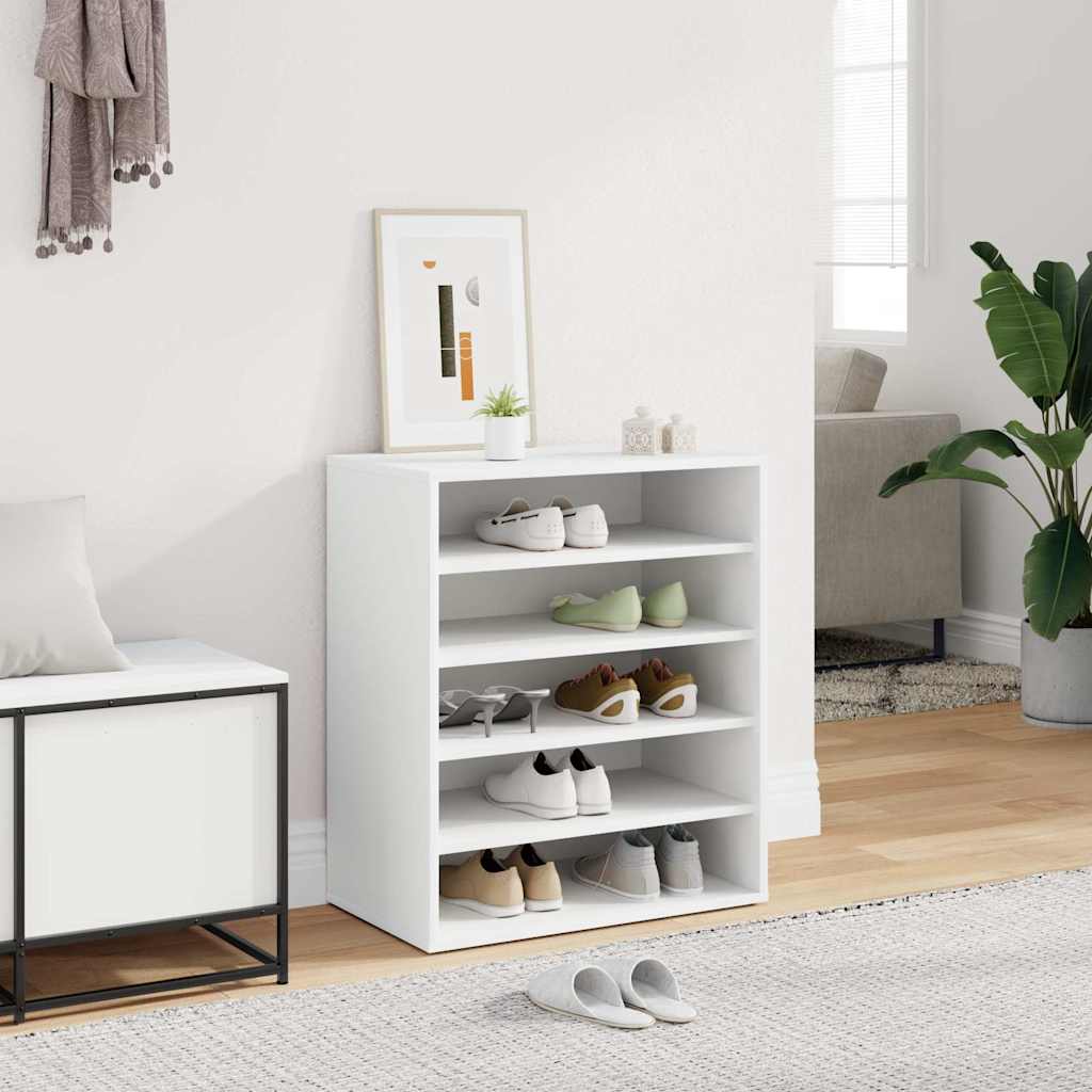 Schuhschrank Weiß 60x35x70 cm Holzwerkstoff