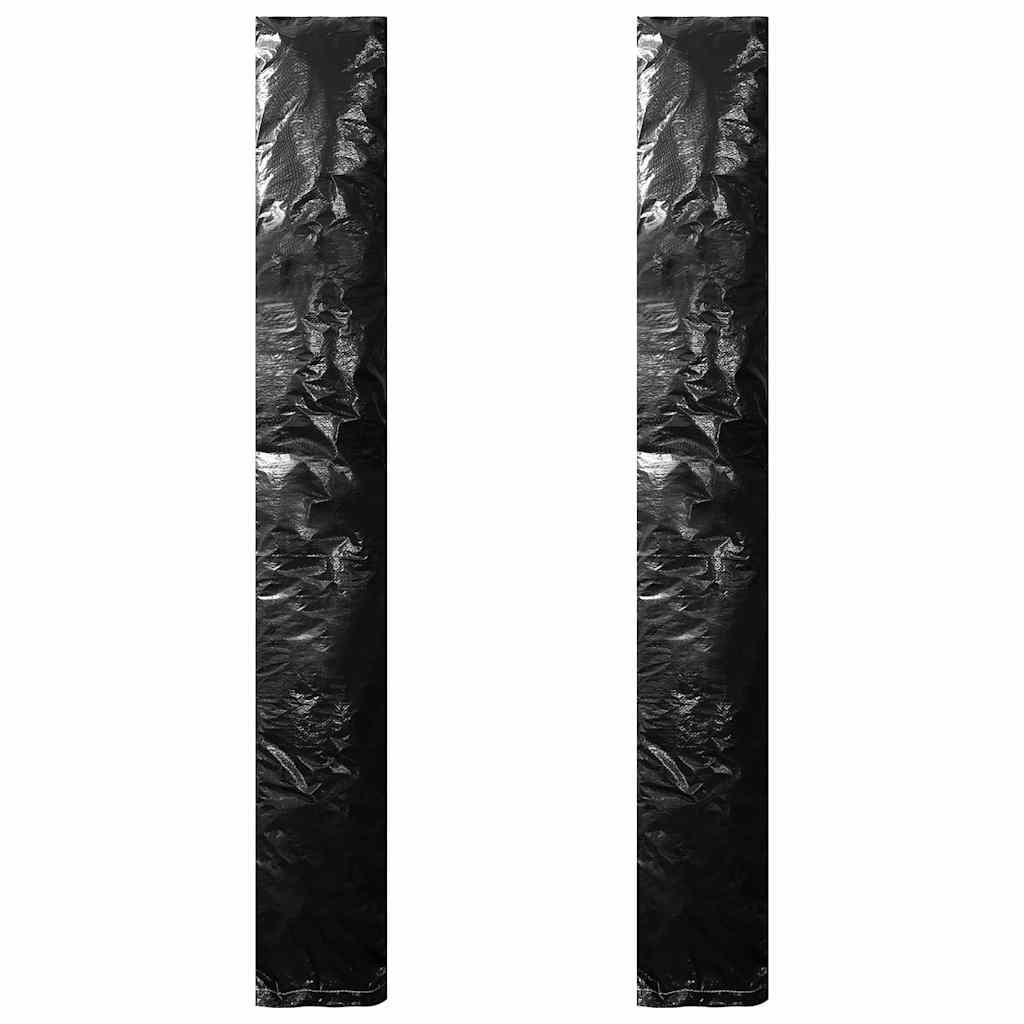 Sonnenschirm-Schutzhüllen 2 Stk. mit Reißverschluss PE 175 cm