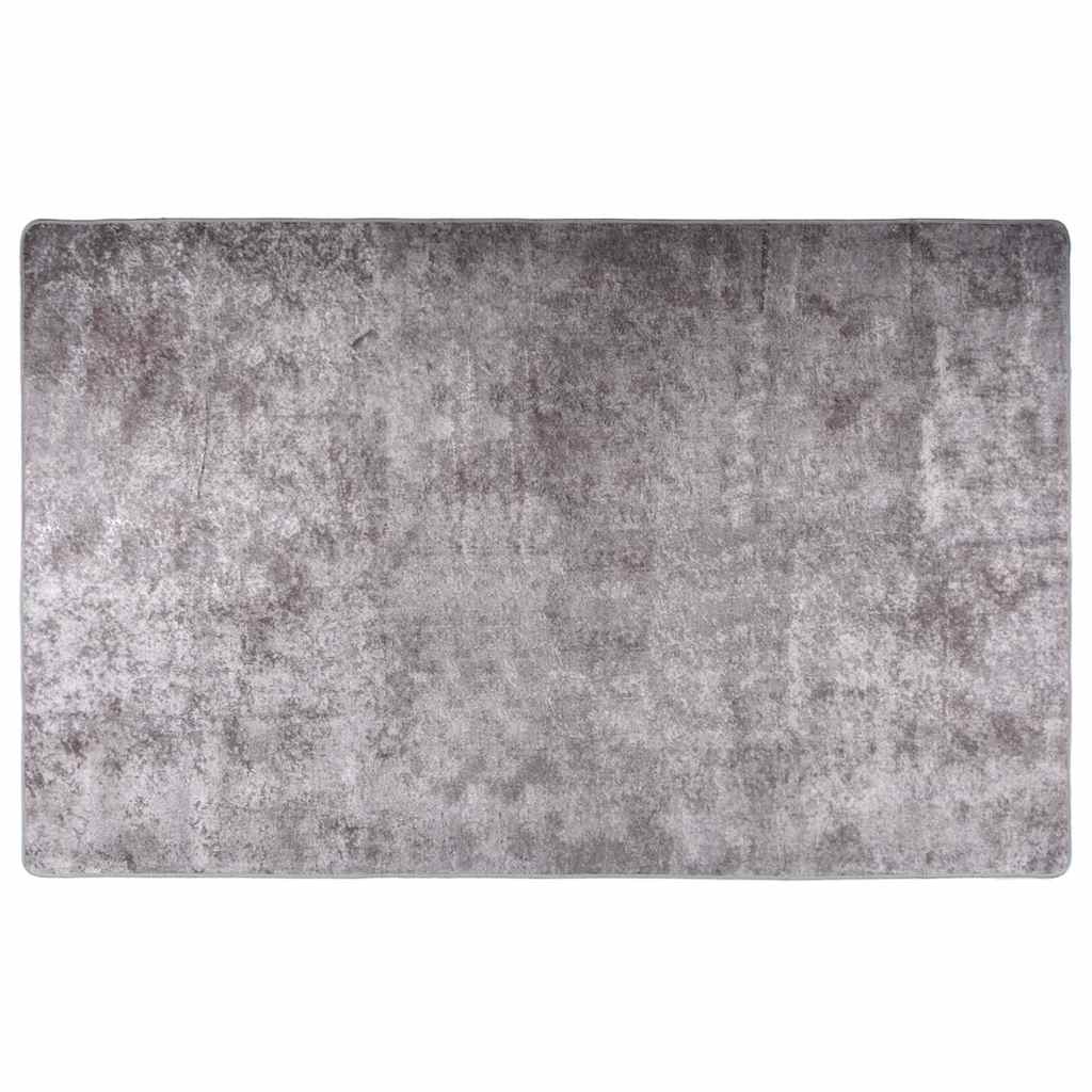 Teppich Waschbar Grau 160x230 cm