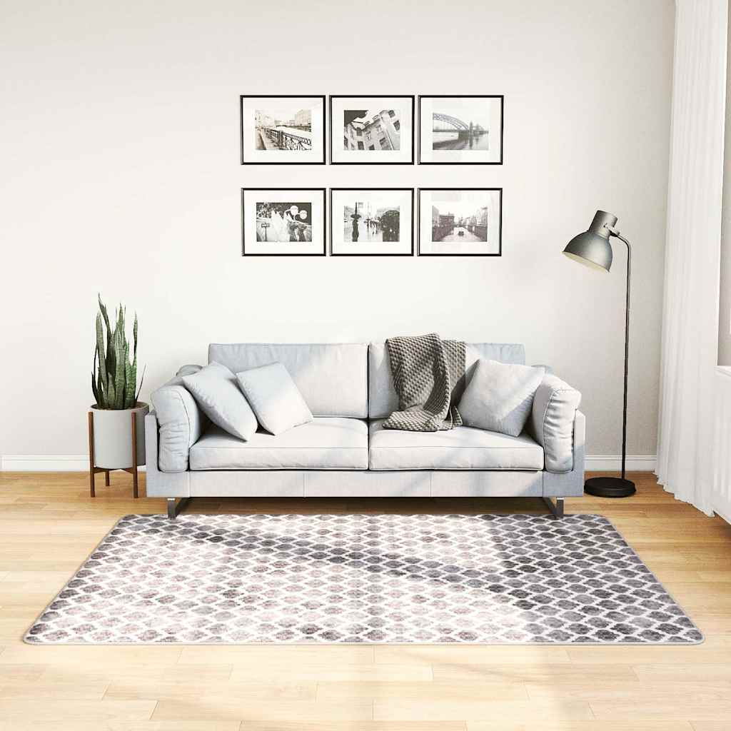 Teppich Waschbar Mehrfarbig 120x180 cm