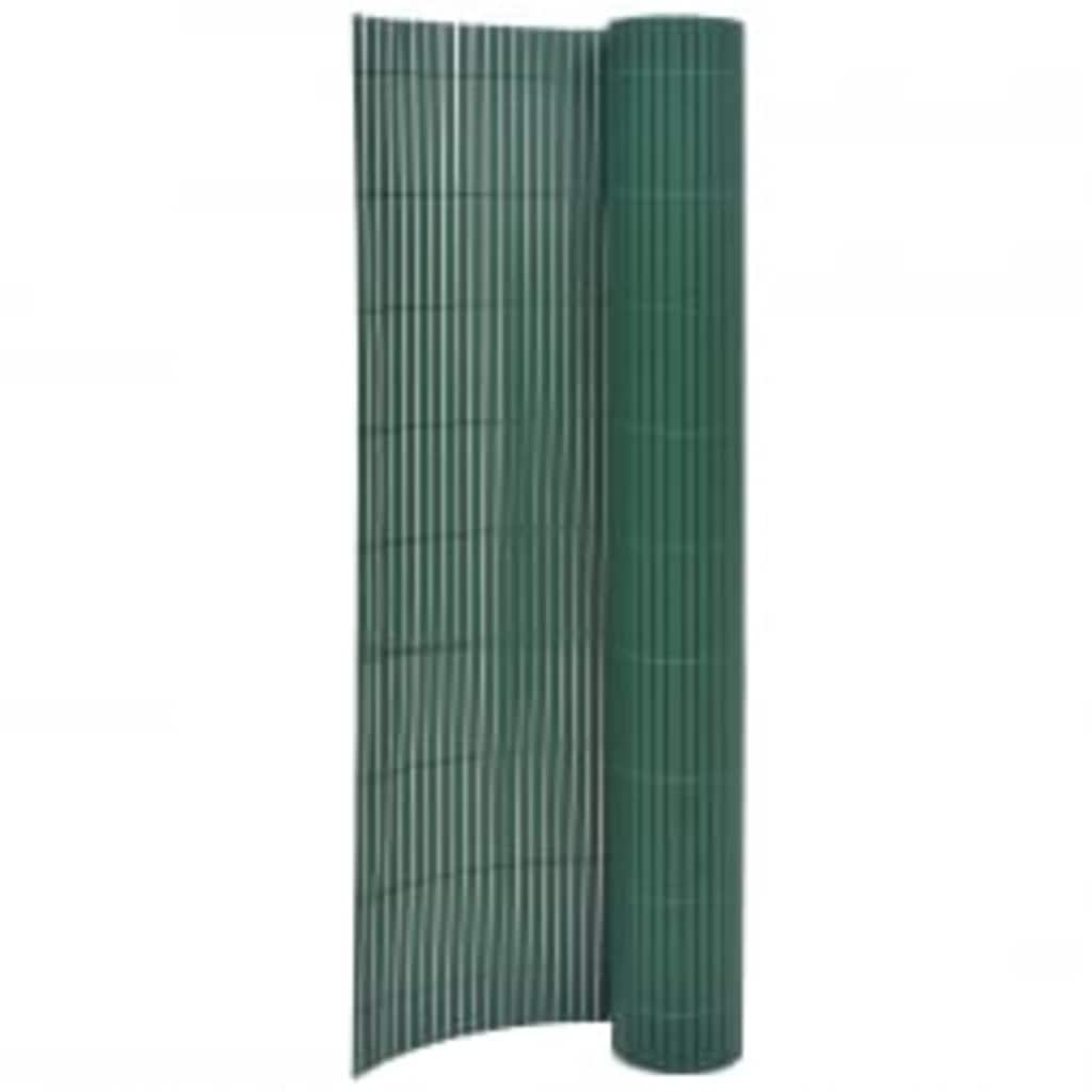 Gartenzaun Doppelseitig 110x400 cm Grün