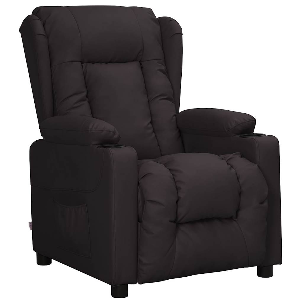 Relaxsessel Schwarz Kunstleder