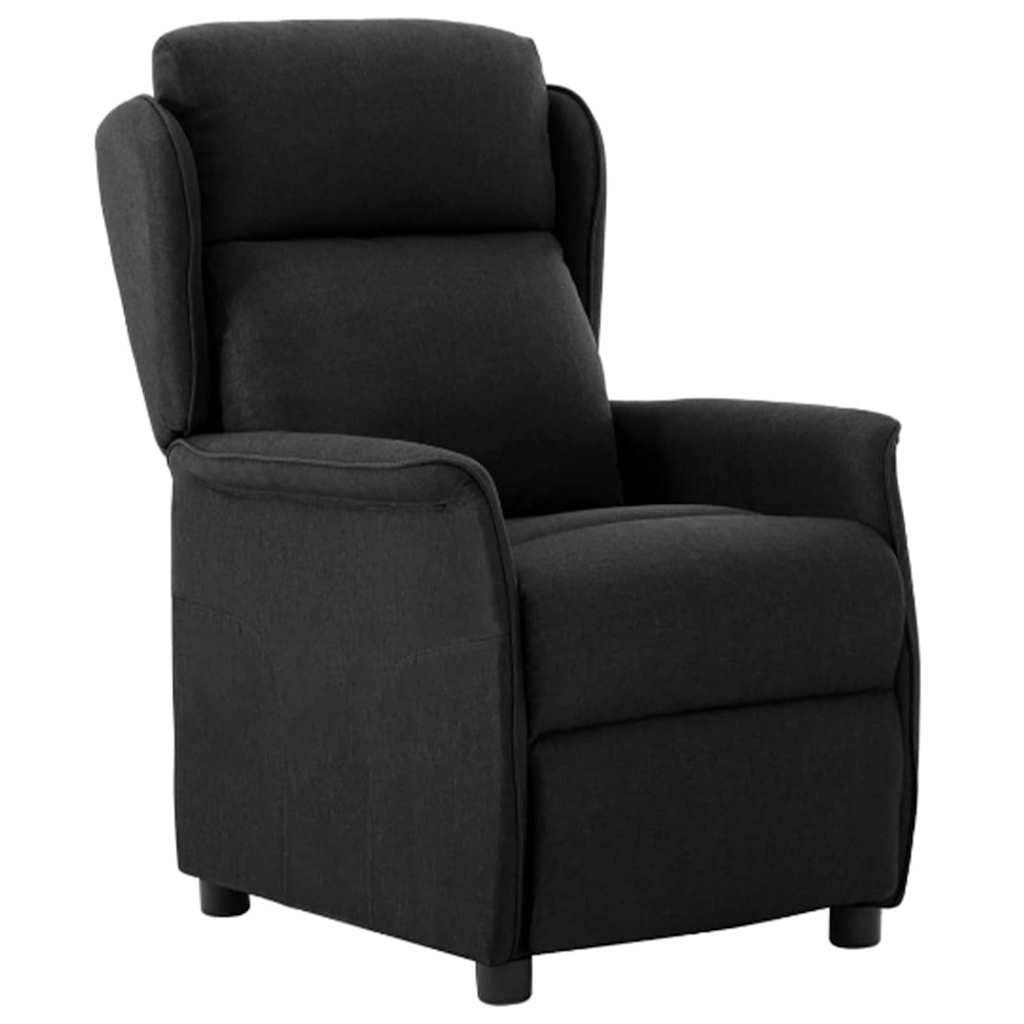Liegestuhl Schwarz Polyester
