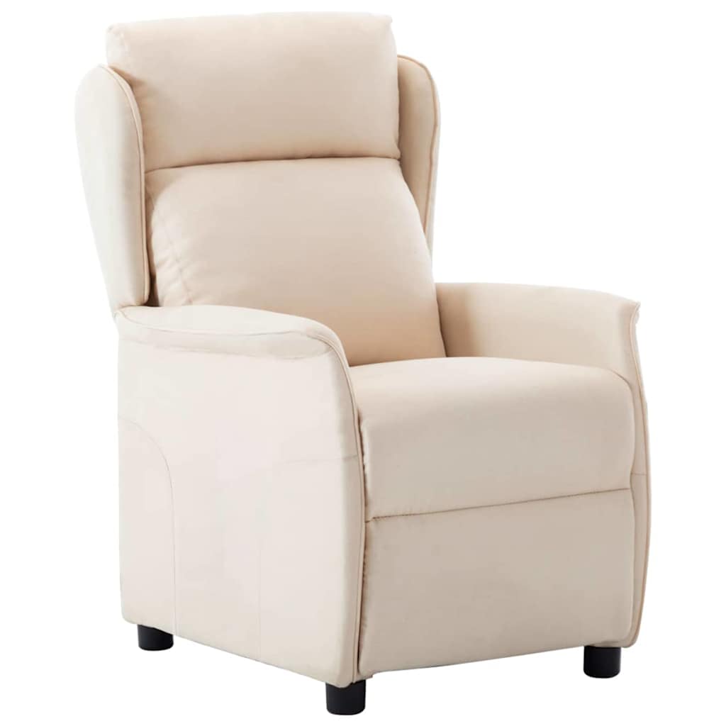 Liegestuhl Creme Polyester