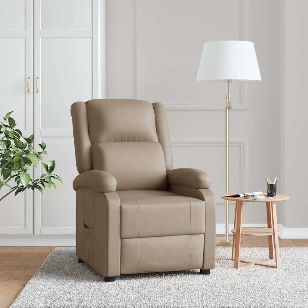 Relaxsessel Cappuccino-Braun Kunstleder