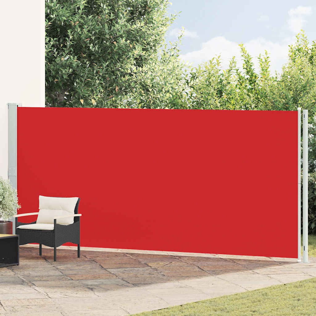 Seitenmarkise Ausziehbar 180x600 cm Rot