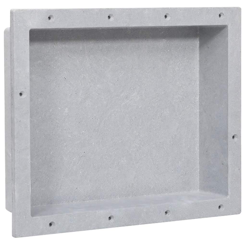 Duschnische Mattgrau 41x51x10 cm