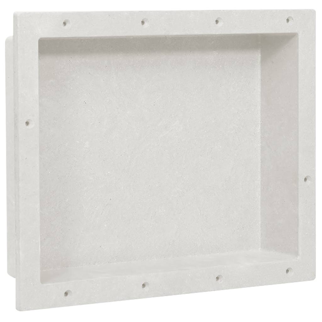 Duschnische Mattweiß 41x51x10 cm