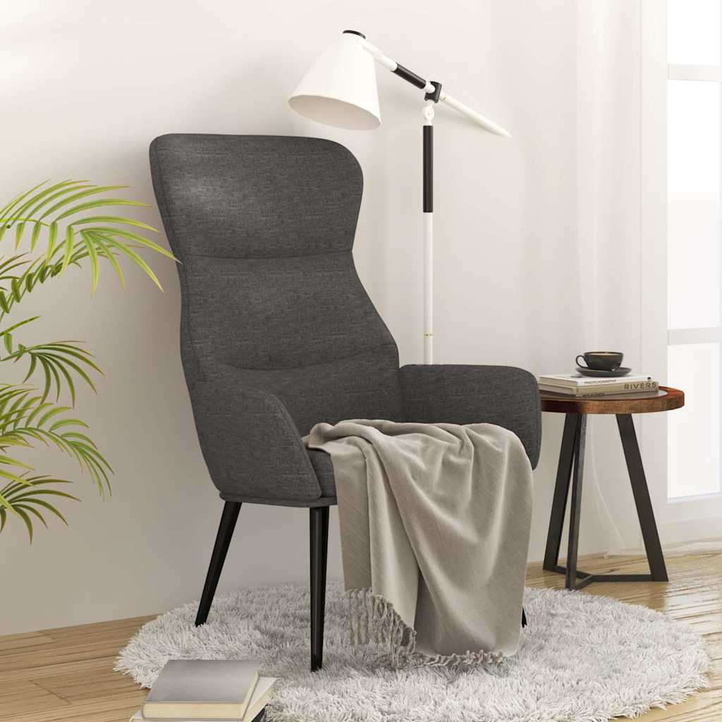 Relaxsessel Dunkelgrau Stoff