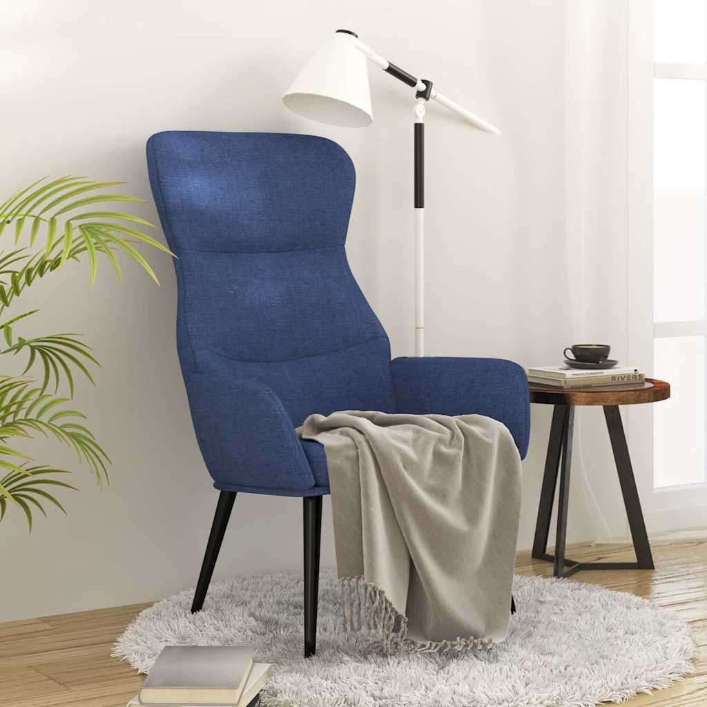 Relaxsessel Blau Stoff